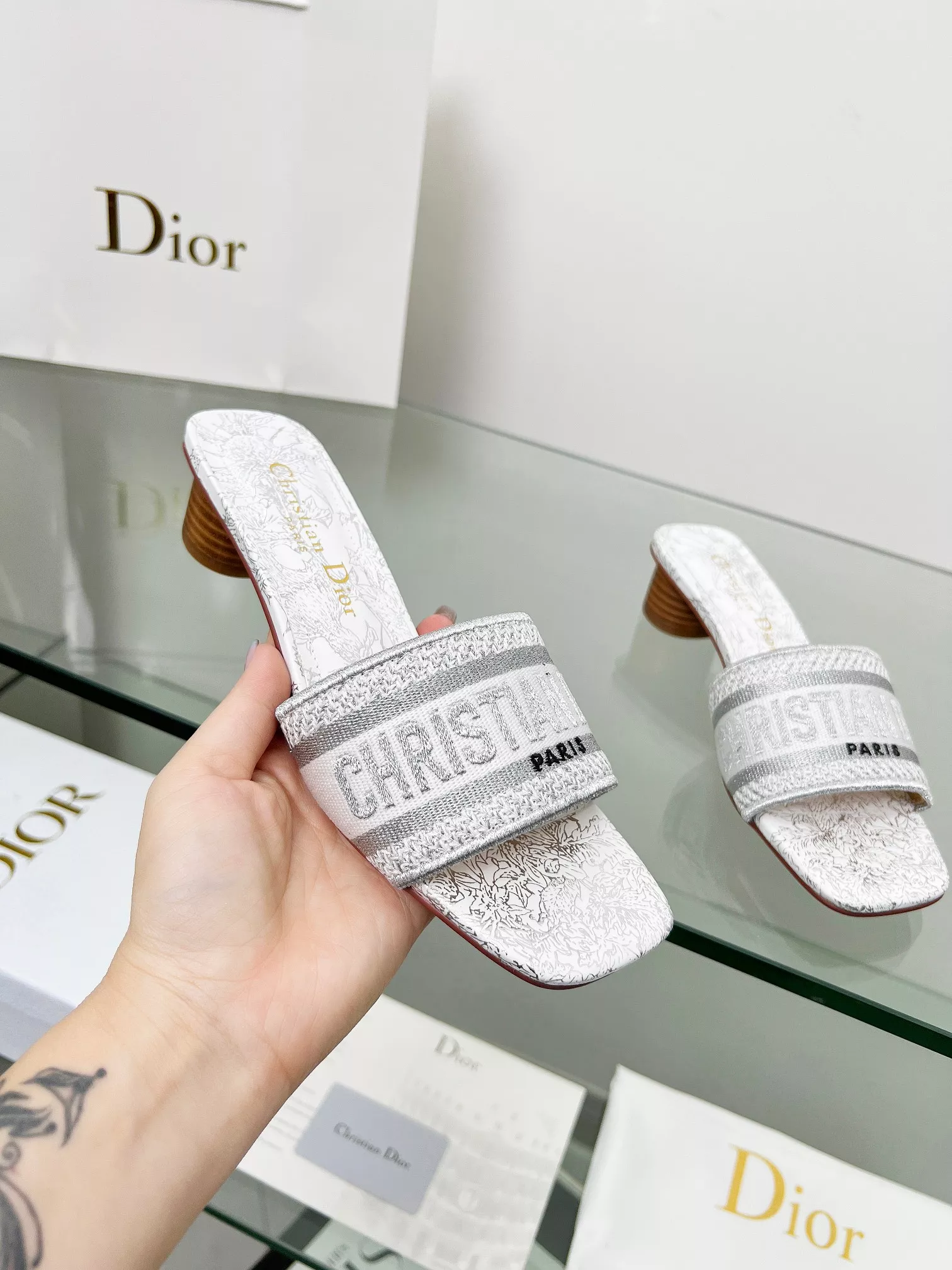 Compact 3245 Christian Dior Slippers For Women