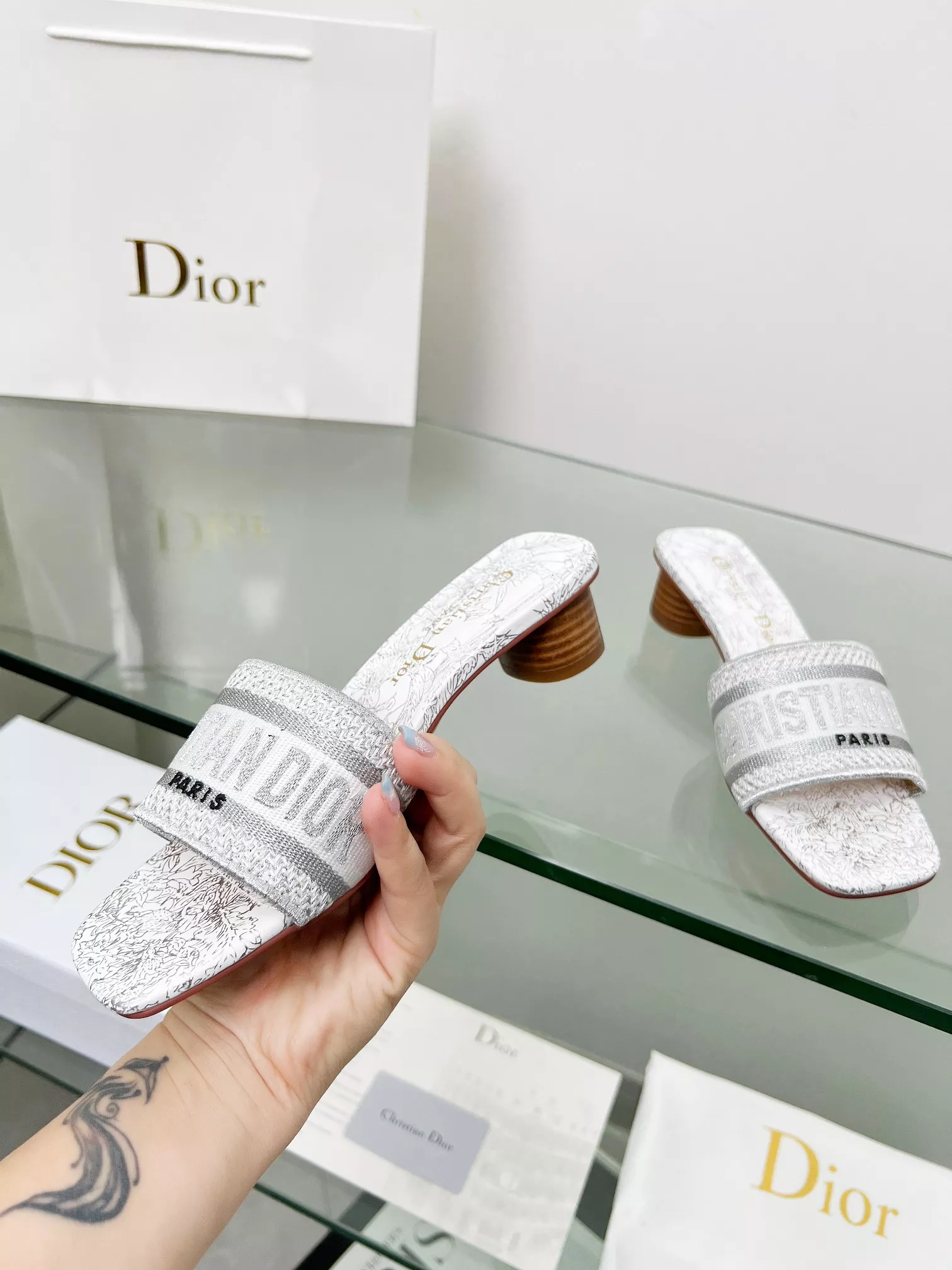 Compact 3245 Christian Dior Slippers For Women