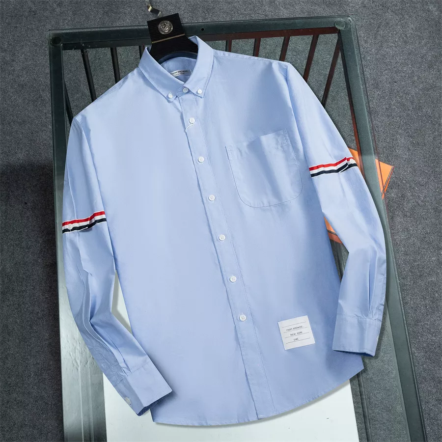 Compact 3271 Thom Browne TB Shirts Long Sleeved For Men