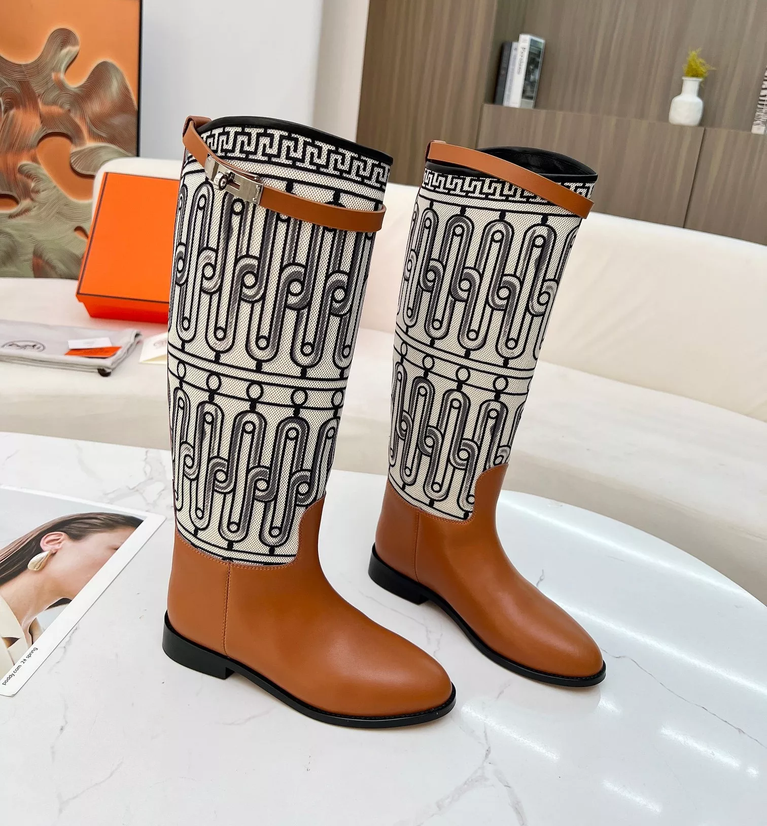 Compact 3316 Hermes Boots For Women