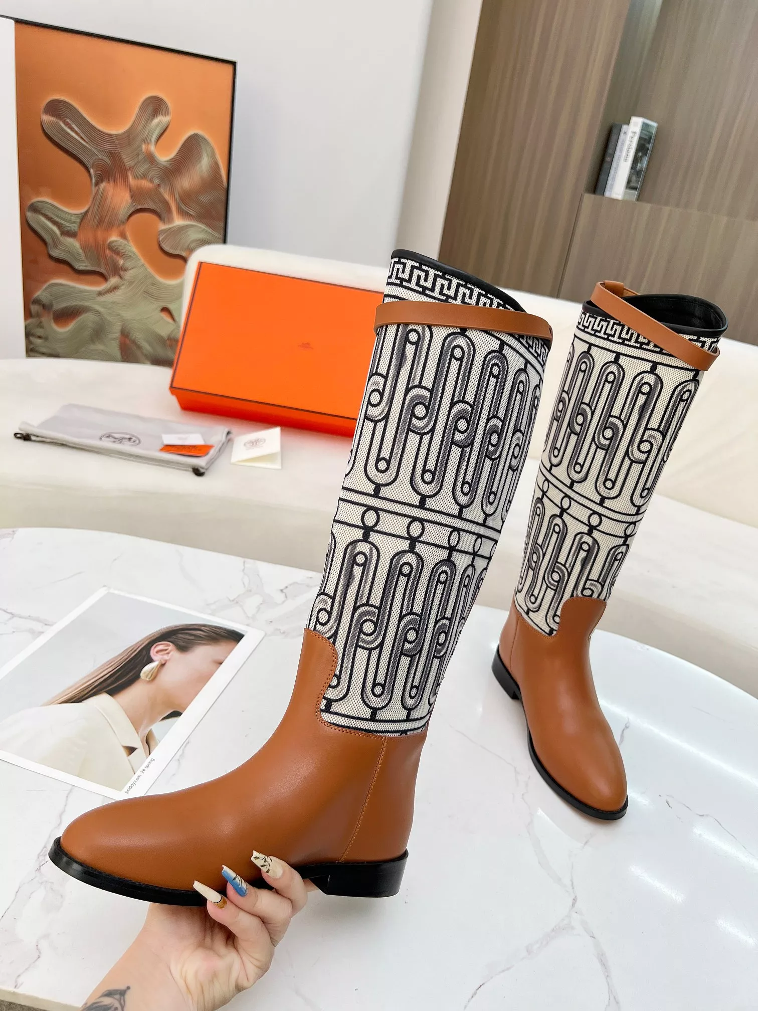 Compact 3316 Hermes Boots For Women