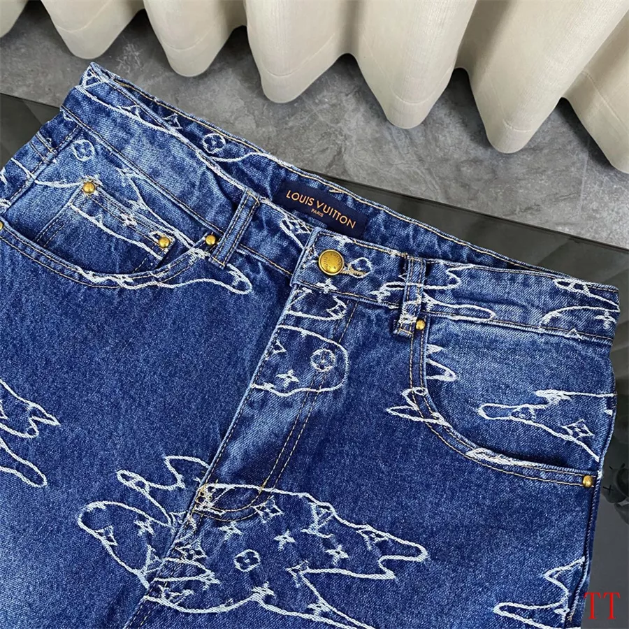 Compact 3442 Louis Vuitton LV Jeans For Men