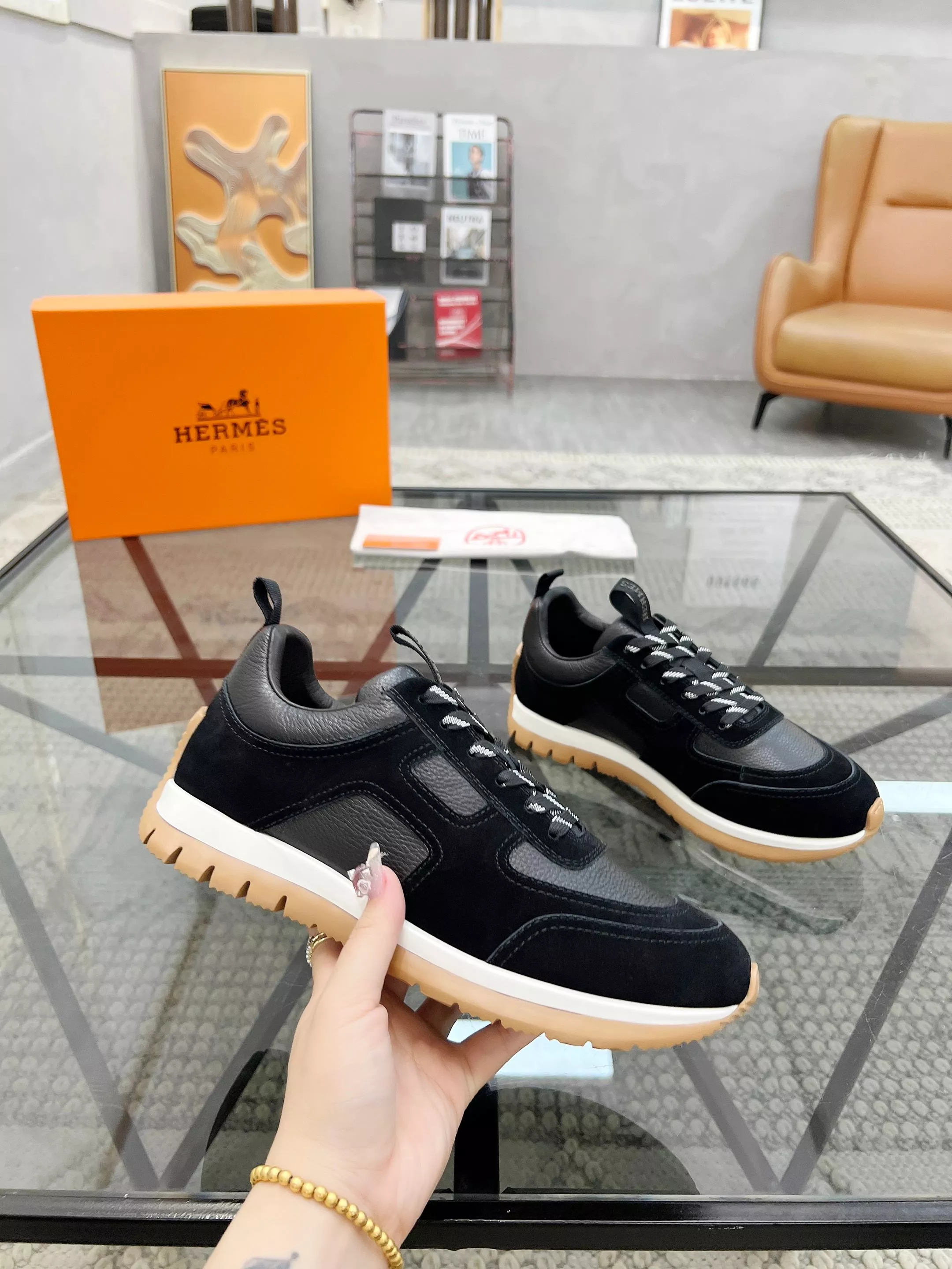 Compact 3974 Hermes Casual Shoes For Men