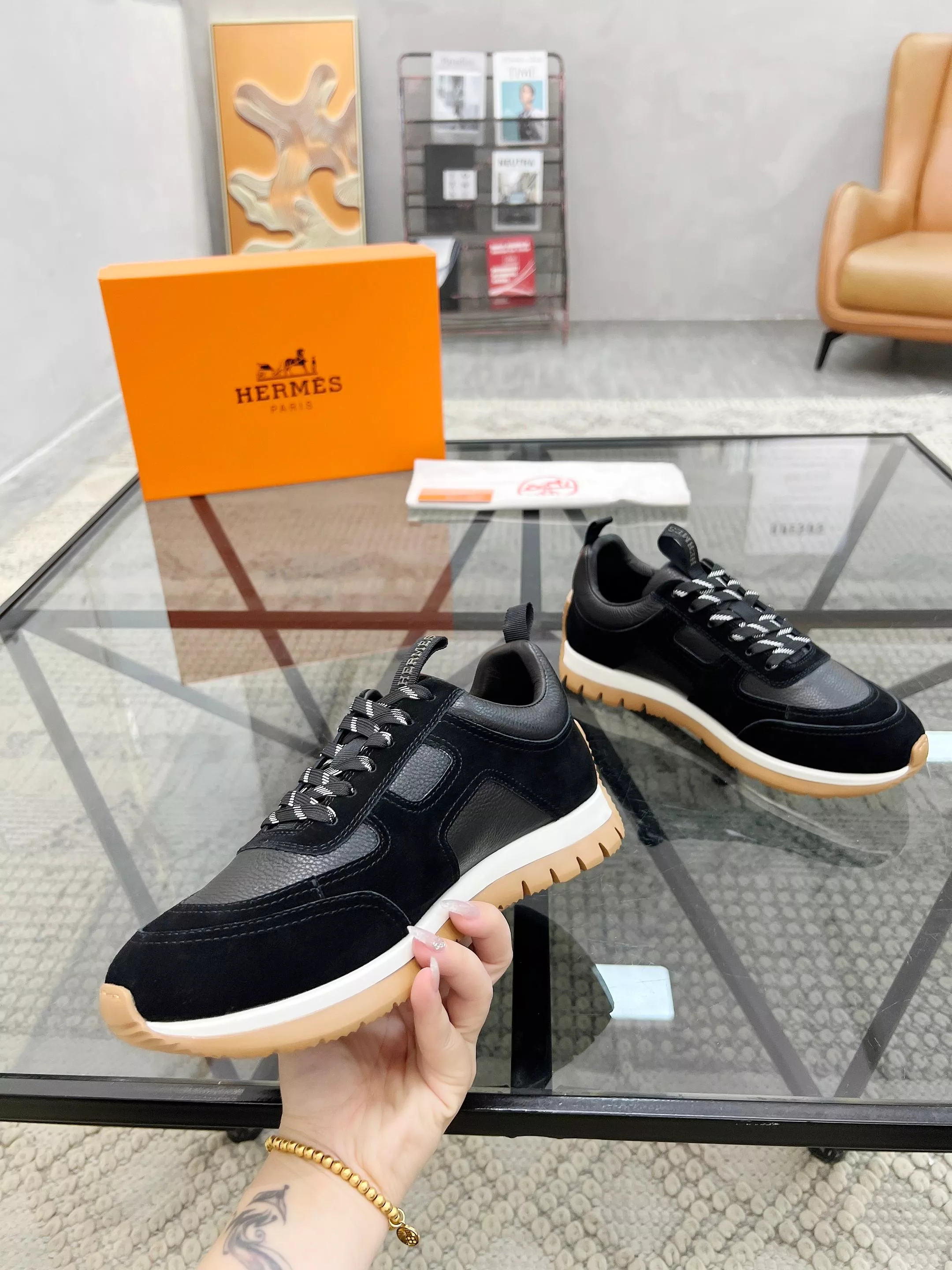 Compact 3974 Hermes Casual Shoes For Men