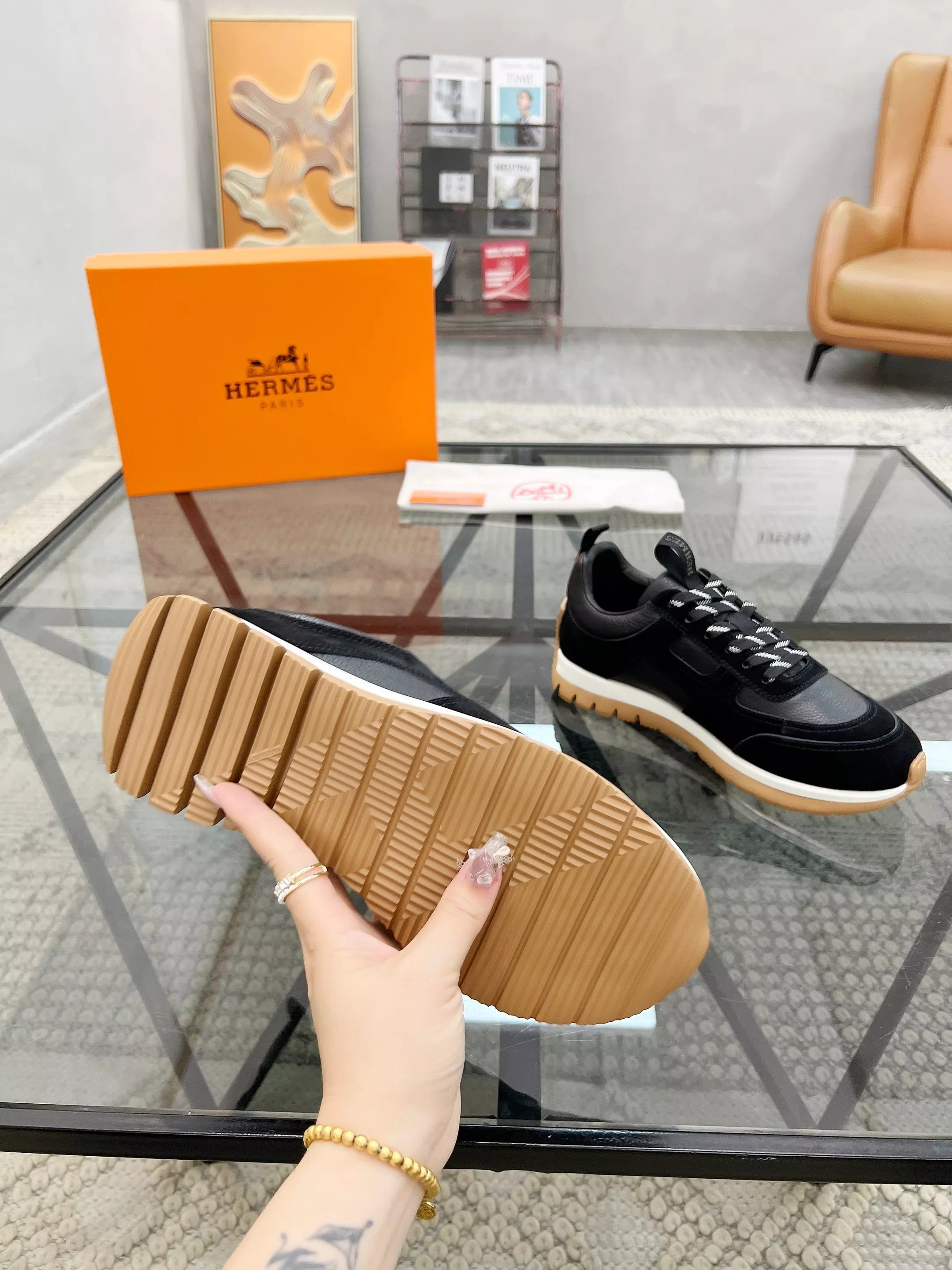 Compact 3974 Hermes Casual Shoes For Men
