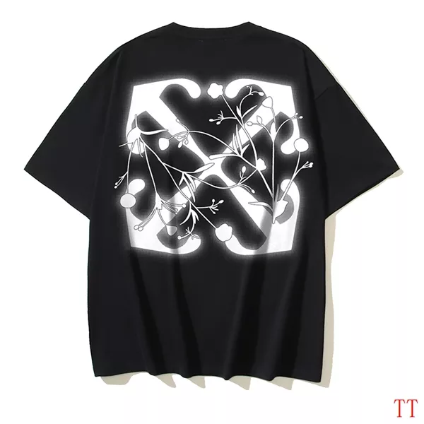 Compact 4212 Off-White T-Shirts Short Sleeved For Unisex