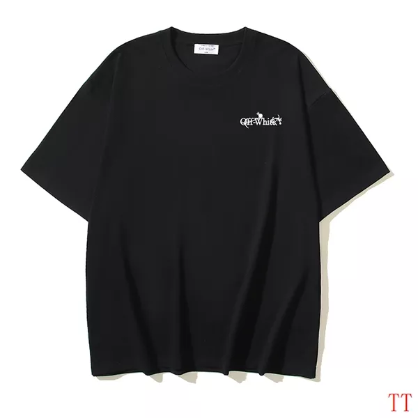 Compact 4212 Off-White T-Shirts Short Sleeved For Unisex
