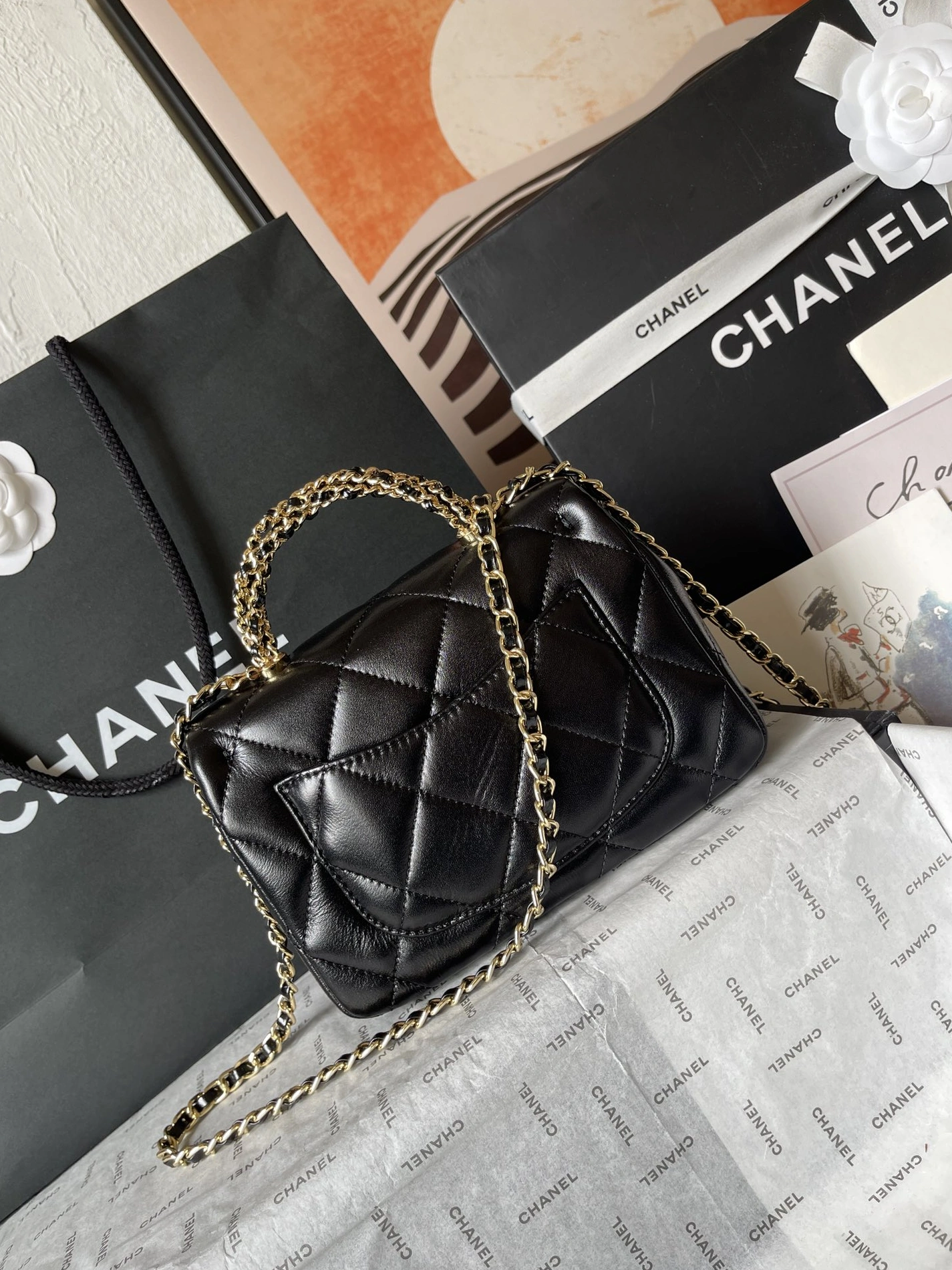 Compact 4387 Chanel AAA Quality Messenger Bags For Unisex