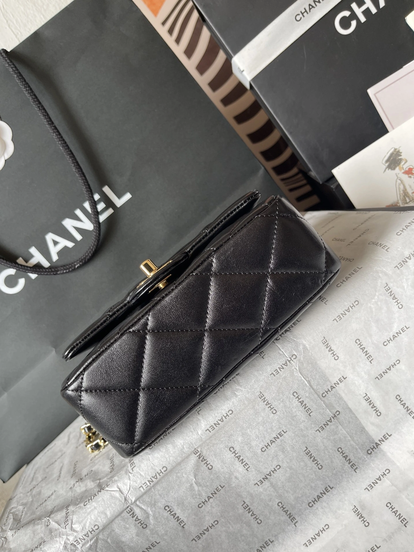 Compact 4387 Chanel AAA Quality Messenger Bags For Unisex