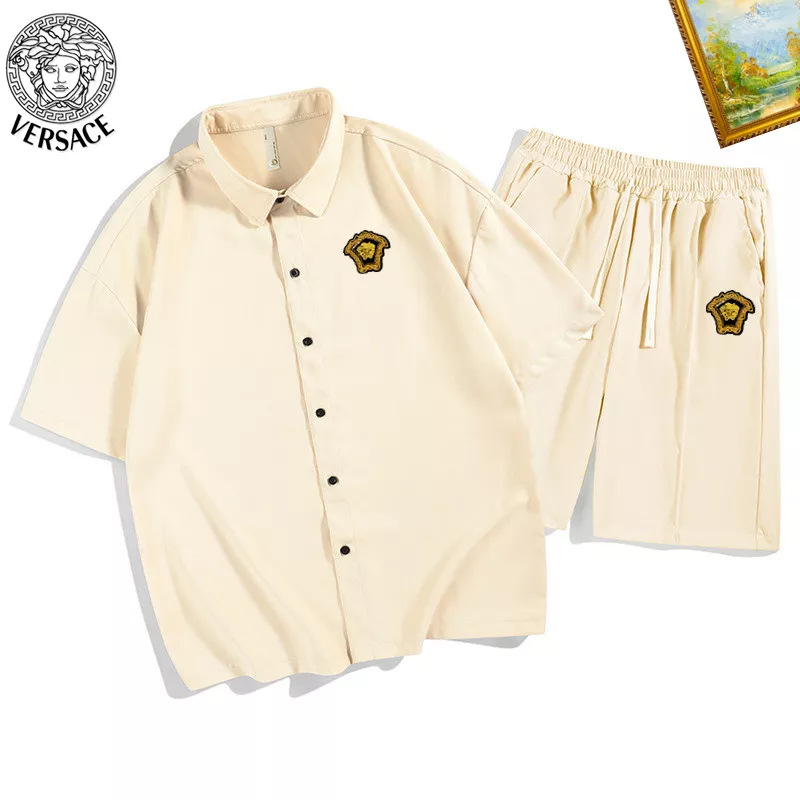 Compact 4396 Versace Tracksuits Short Sleeved For Men