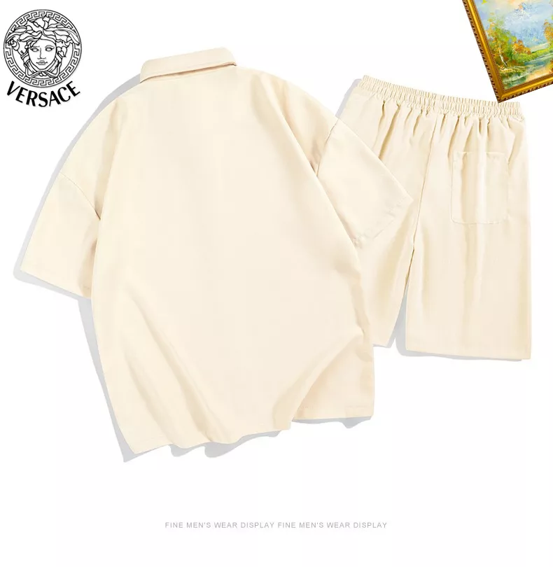 Compact 4396 Versace Tracksuits Short Sleeved For Men