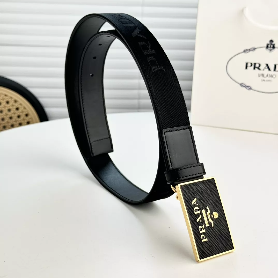 Compact 4399 Prada AAA Quality Belts In 3.5cm For Men