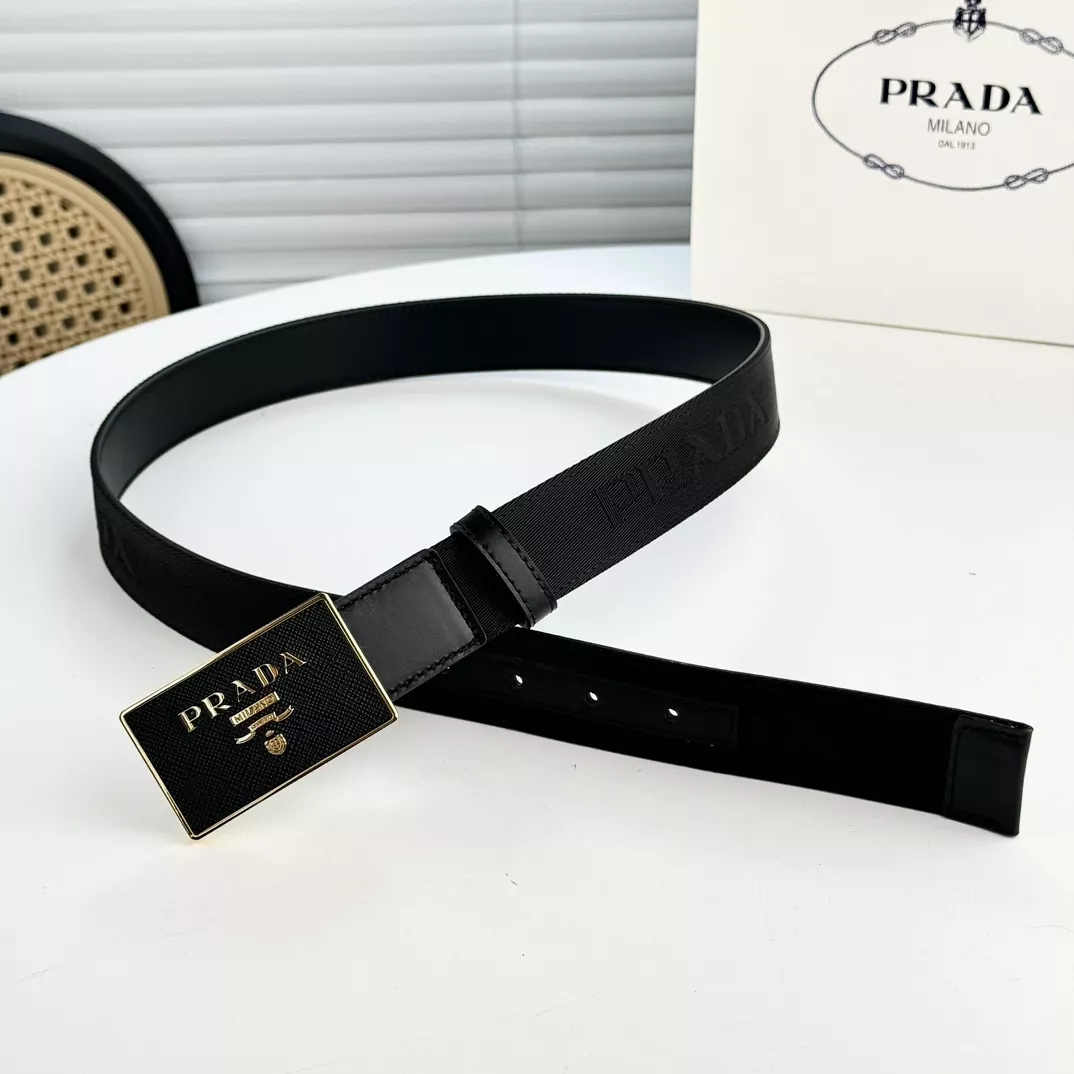 Compact 4399 Prada AAA Quality Belts In 3.5cm For Men