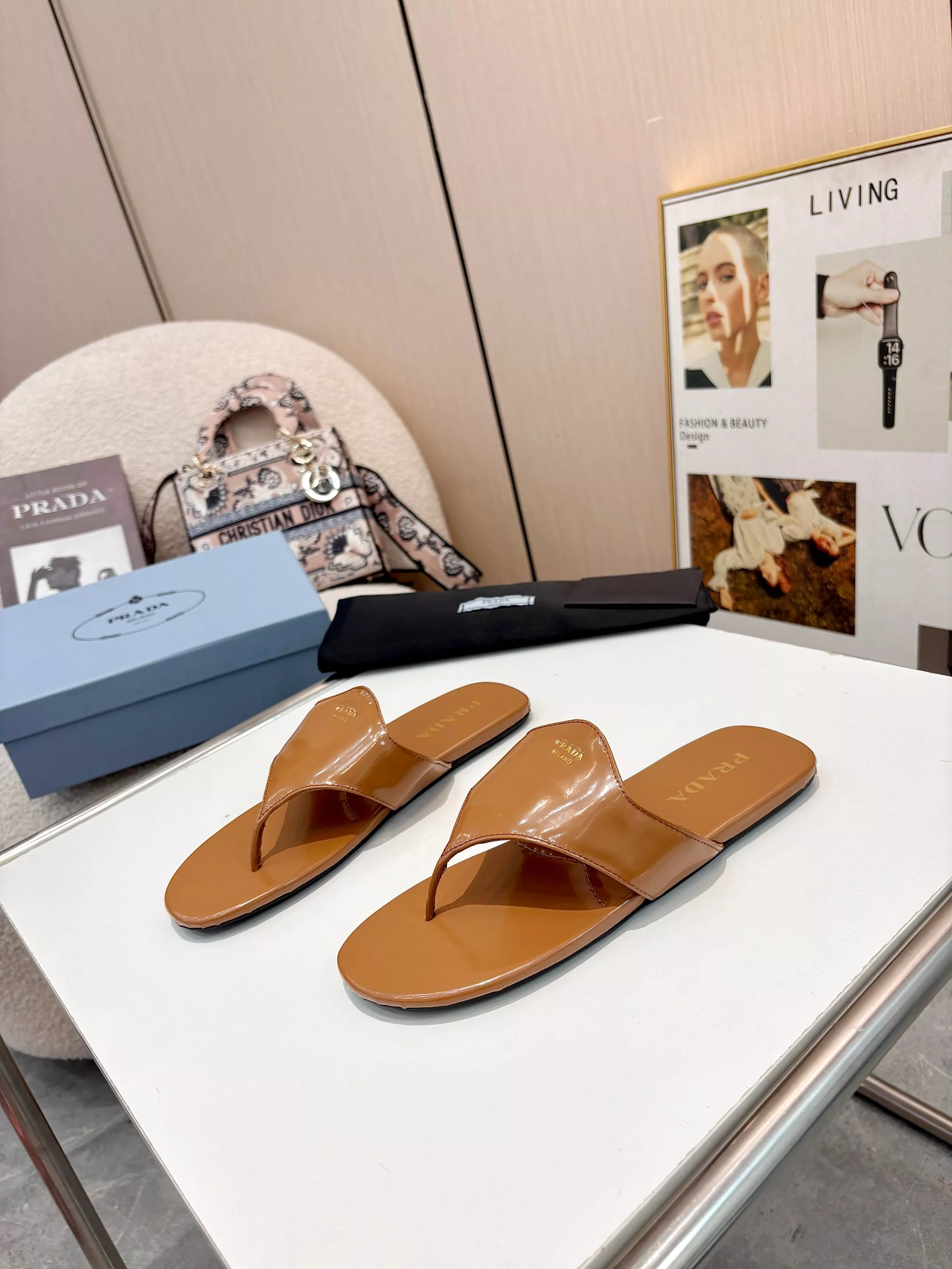 Compact 4574 Prada Slippers For Women