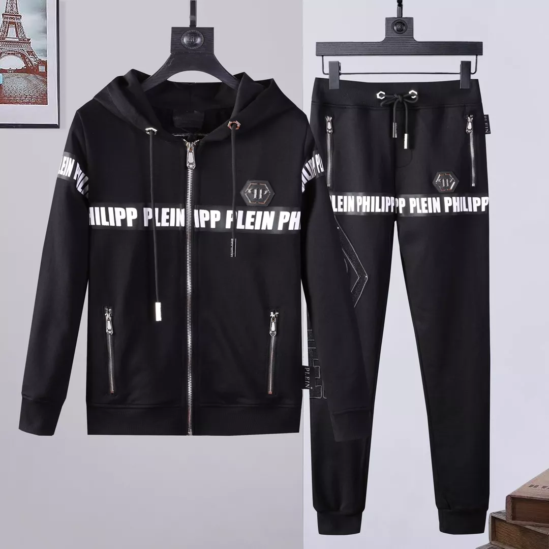 Compact 4633 Philipp Plein PP Tracksuits Long Sleeved For Men