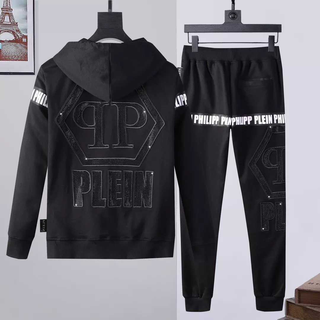 Compact 4633 Philipp Plein PP Tracksuits Long Sleeved For Men