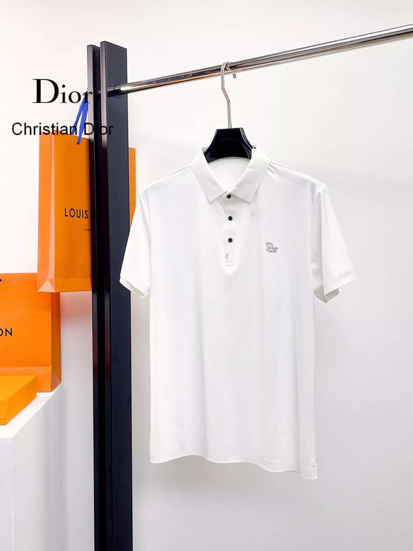 Compact 5047 Christian Dior T-Shirts Short Sleeved For Men