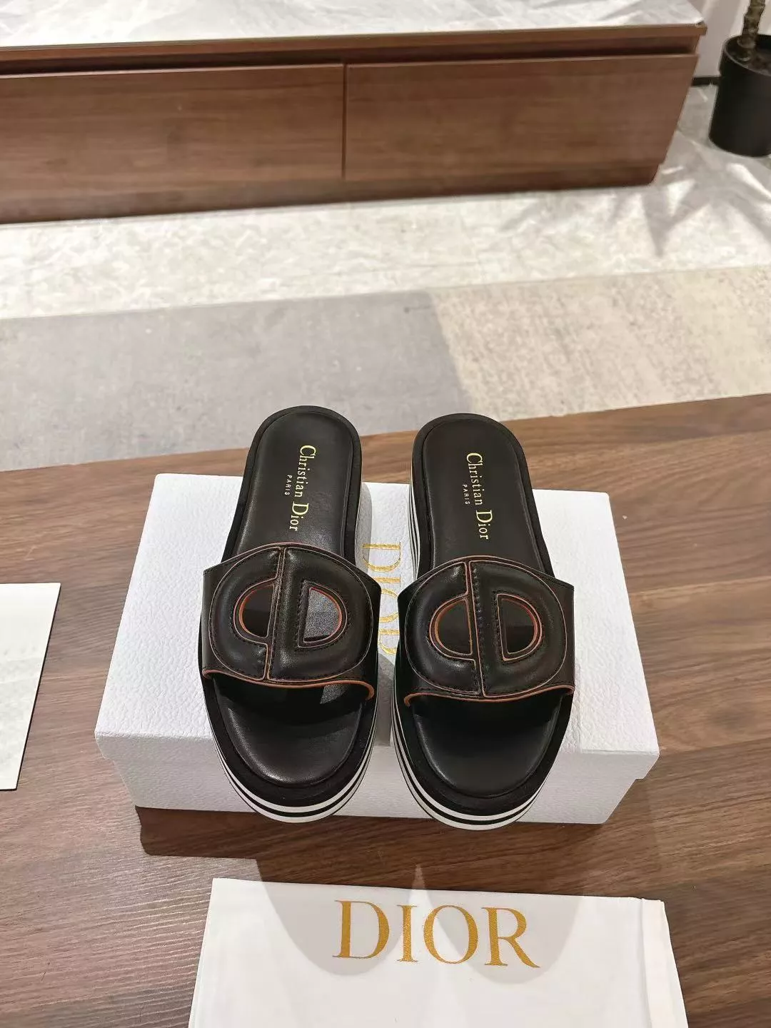 Compact 5223 Christian Dior Slippers For Women