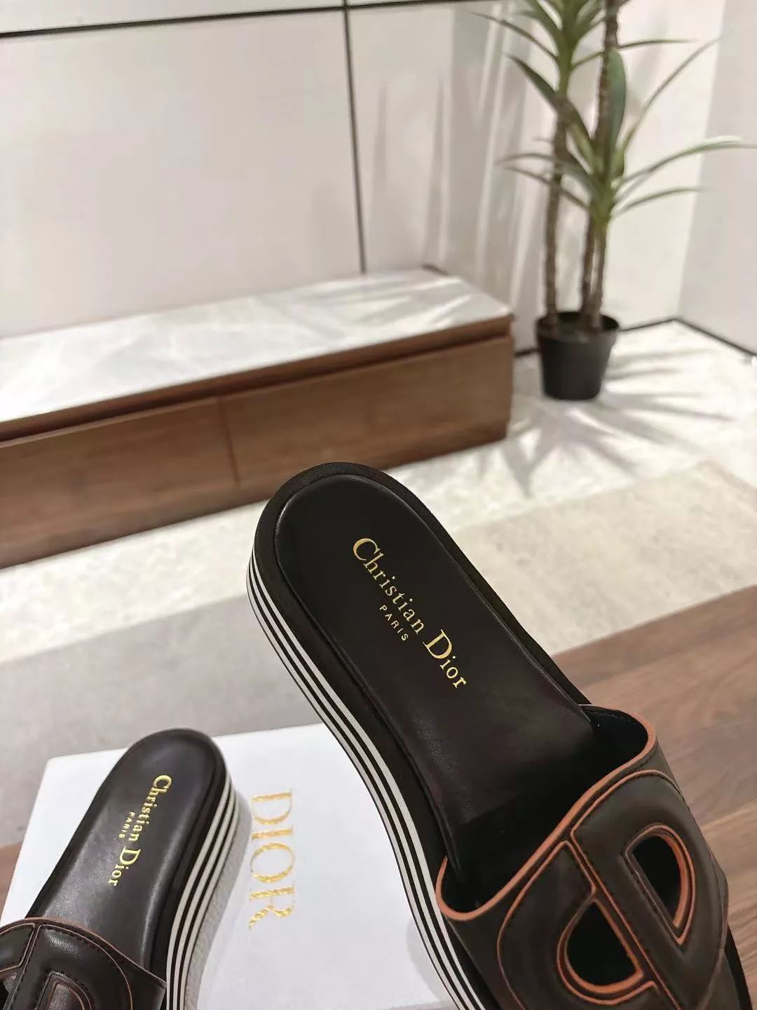 Compact 5223 Christian Dior Slippers For Women
