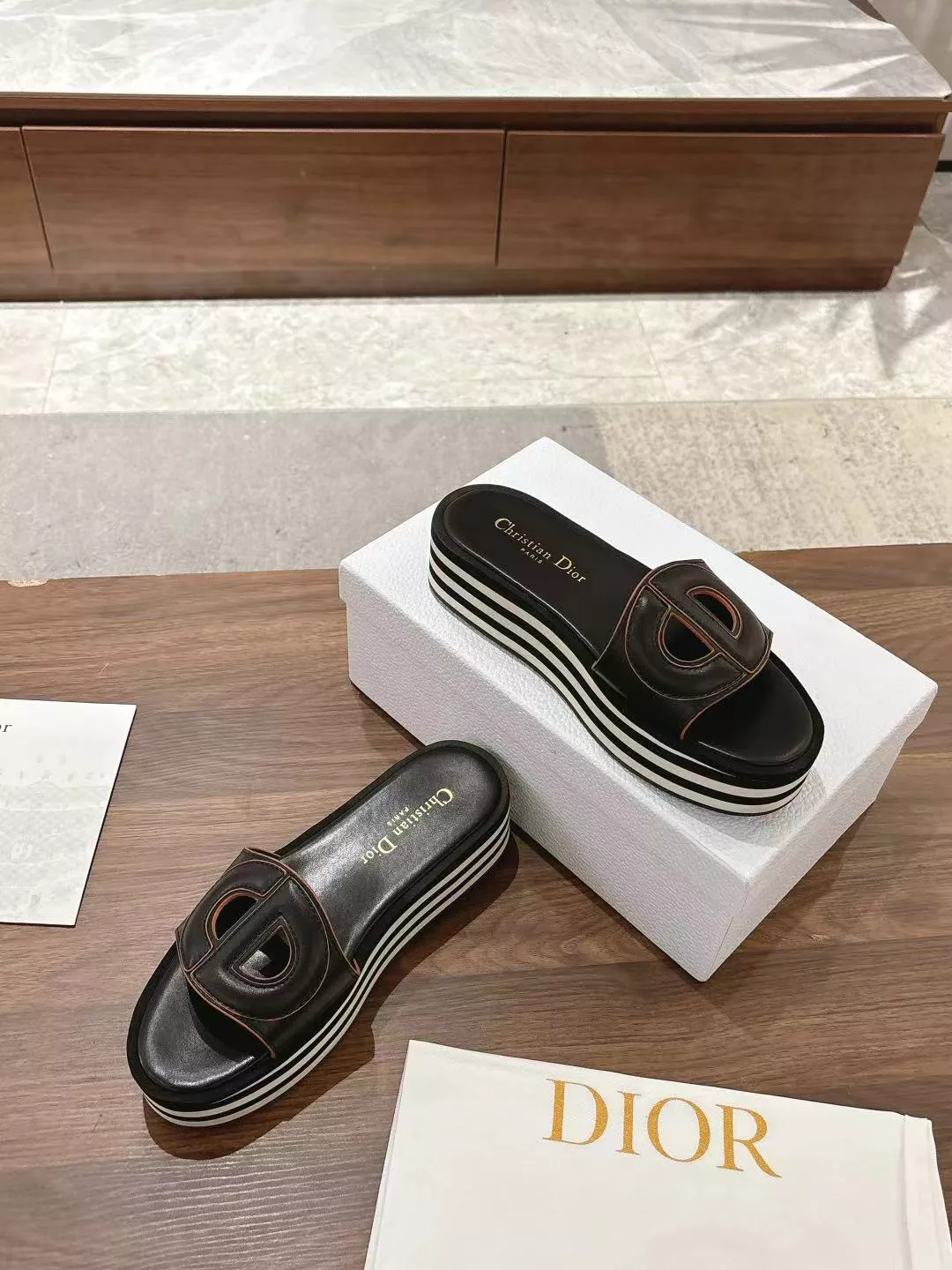 Compact 5223 Christian Dior Slippers For Women
