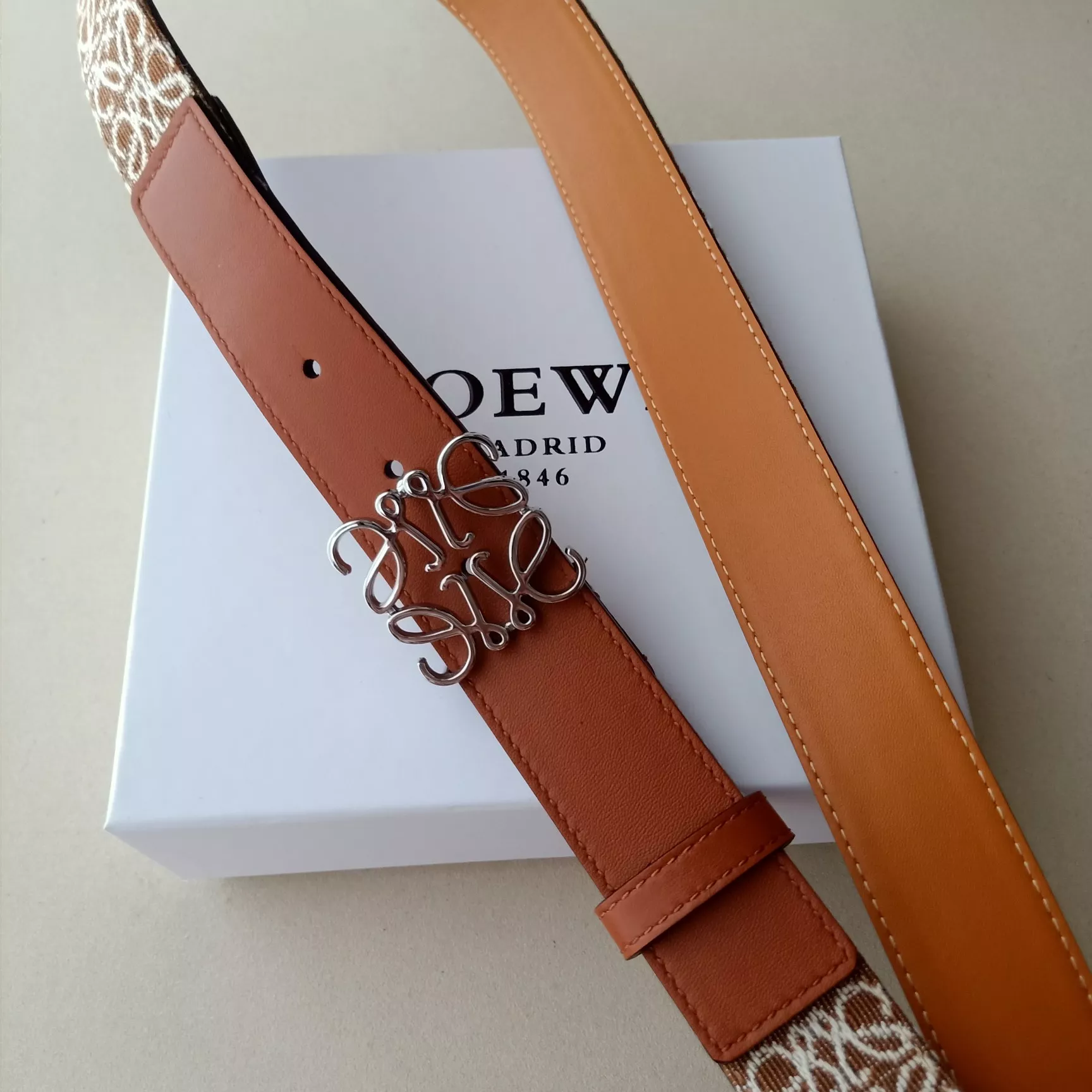 Compact 5268 LOEWE AAA Quality Belts In 3.2cm For Women