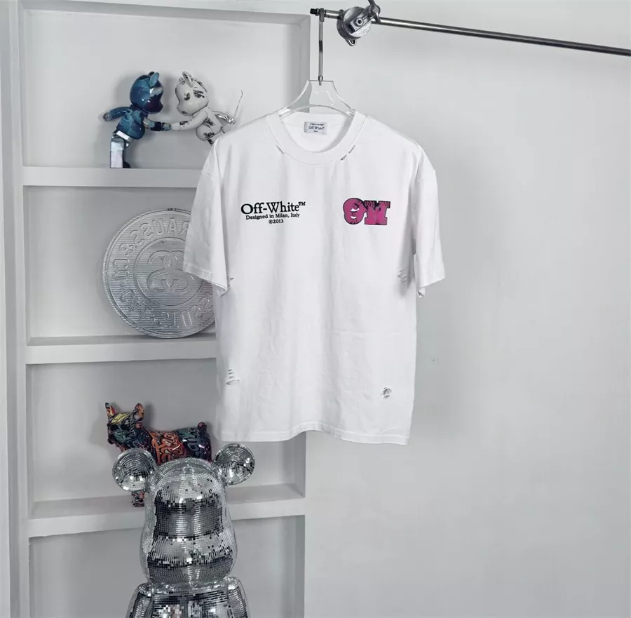 Compact 5414 Off-White T-Shirts Short Sleeved For Unisex