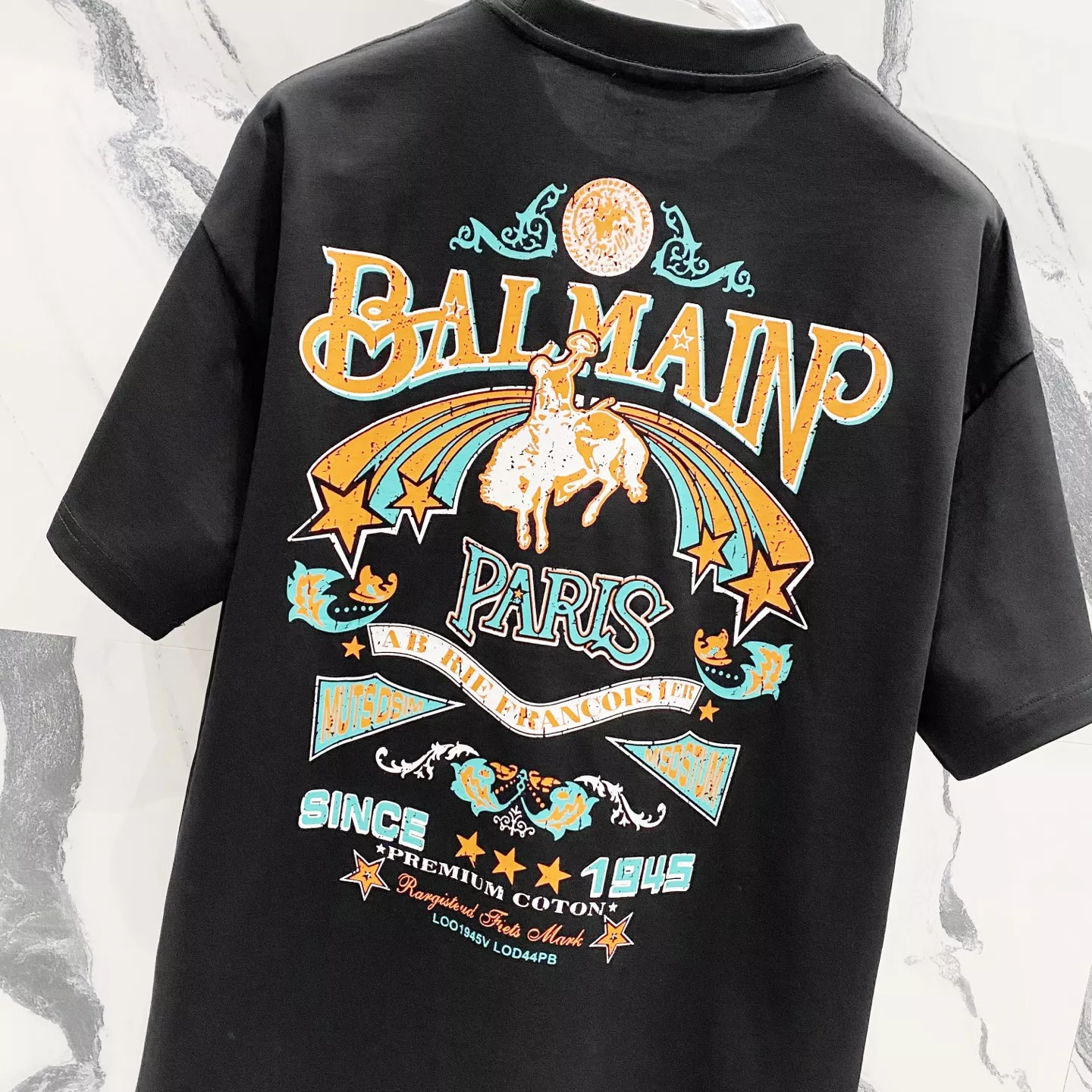 Compact 5812 Balmain T-Shirts Short Sleeved For Unisex