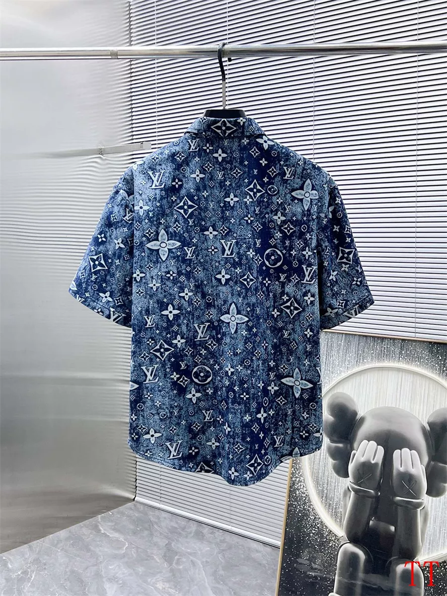 Compact 5940 Louis Vuitton LV Tracksuits Short Sleeved For Men