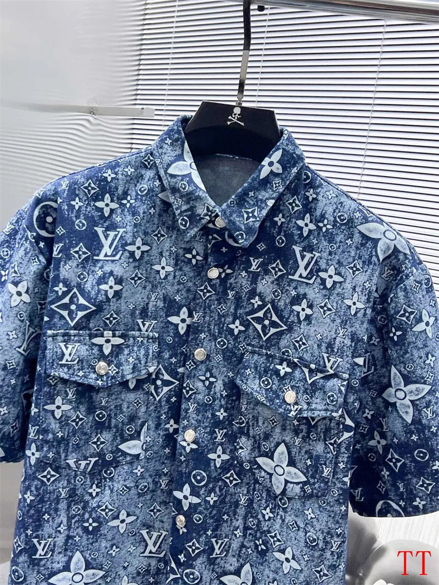 Compact 5940 Louis Vuitton LV Tracksuits Short Sleeved For Men