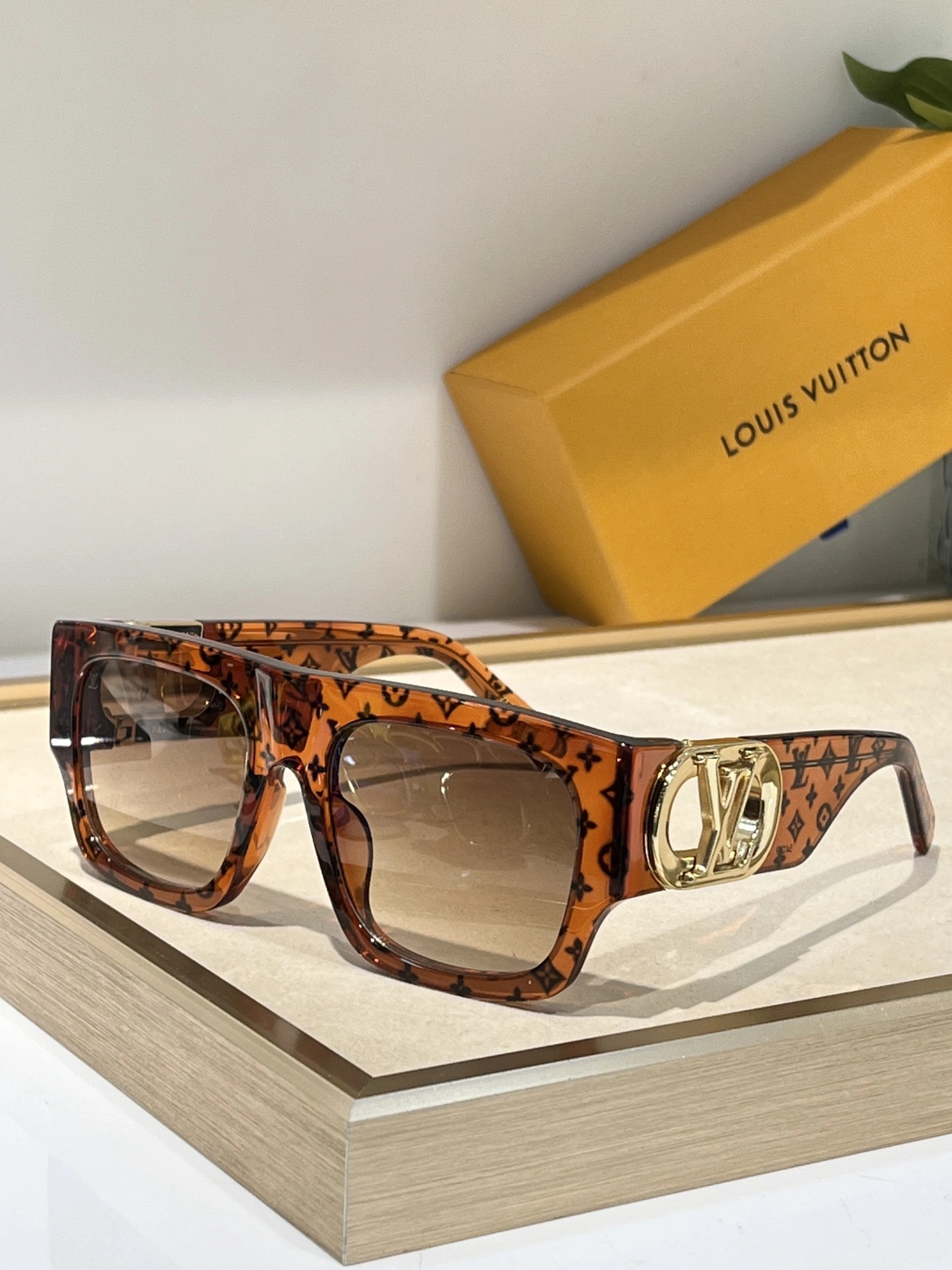 Compact 6519 Louis Vuitton AAA Quality Sunglasses