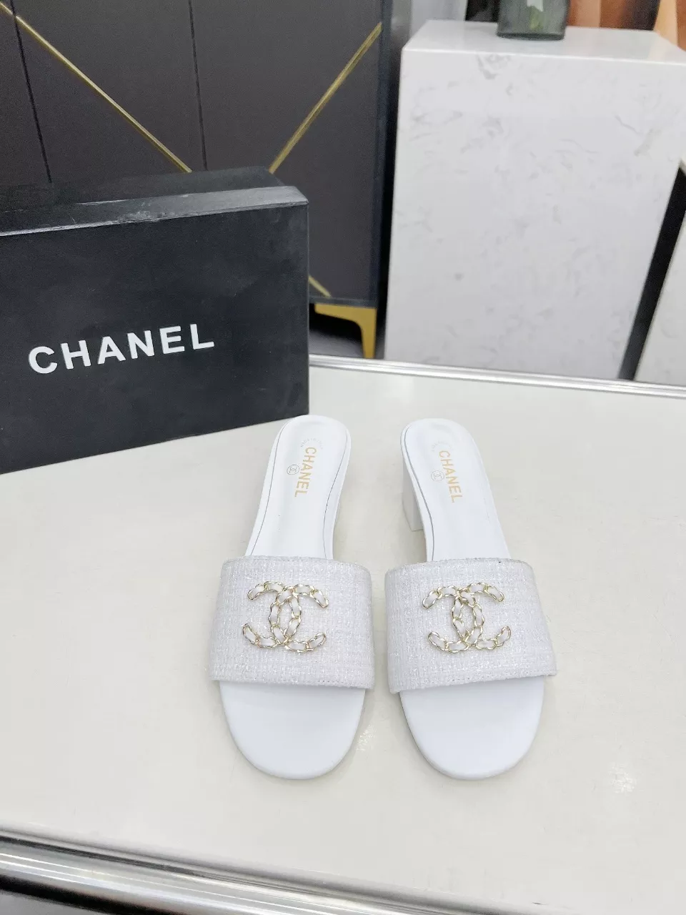 Compact 6538 Chanel Slippers For Women