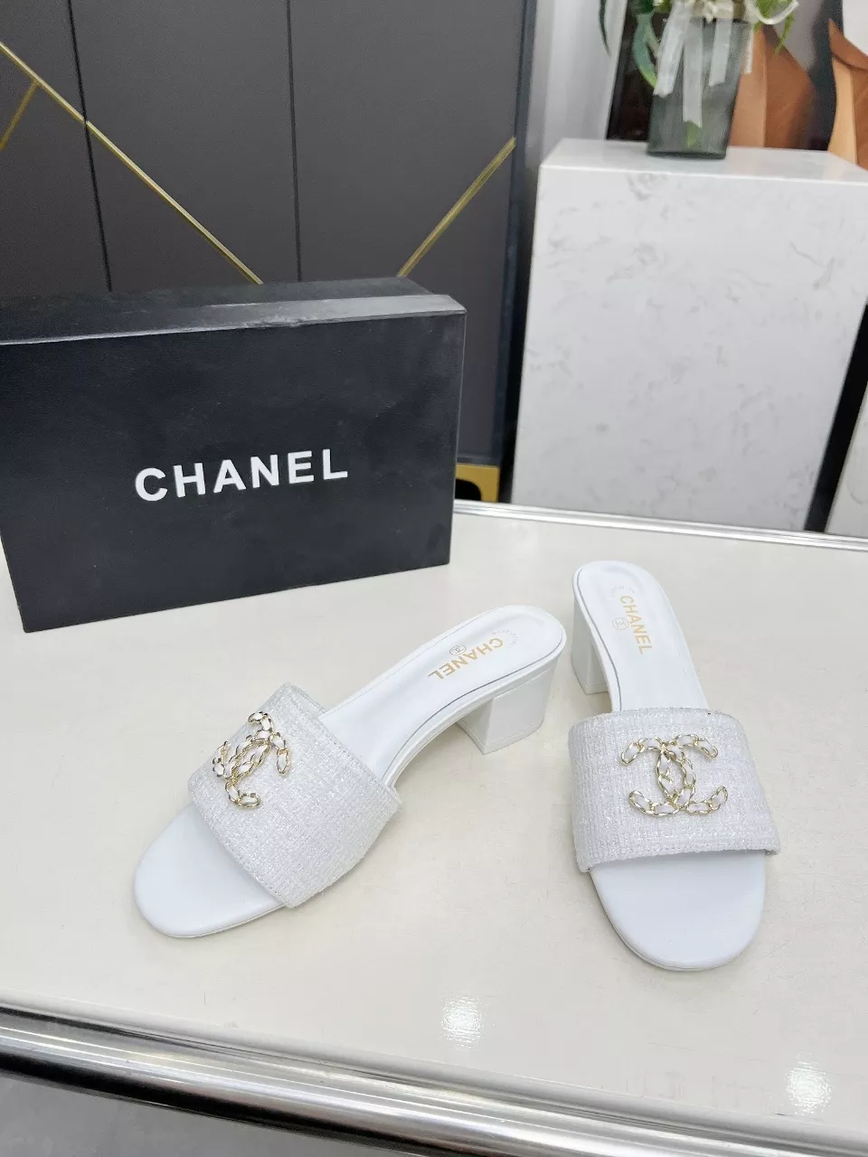 Compact 6538 Chanel Slippers For Women