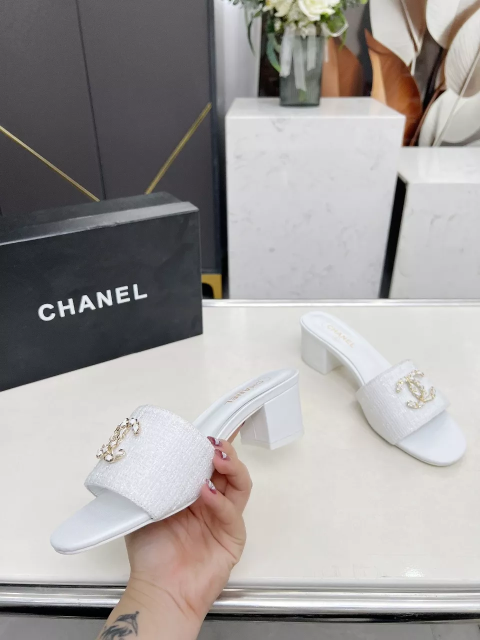 Compact 6538 Chanel Slippers For Women