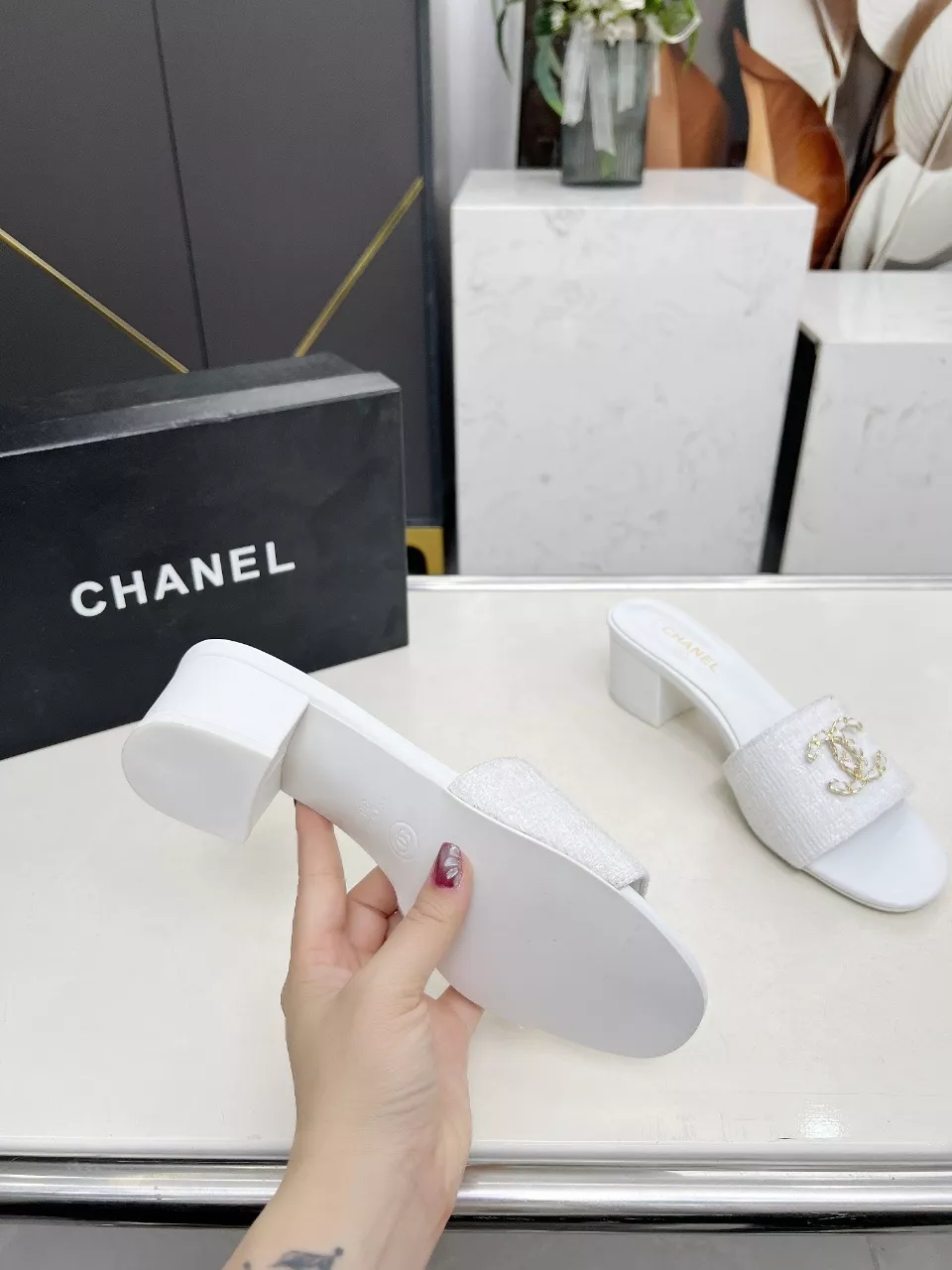 Compact 6538 Chanel Slippers For Women