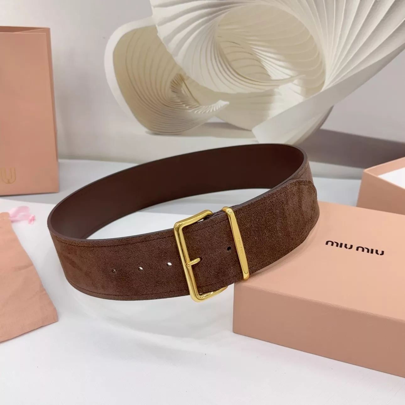 Compact 6554 MIU MIU AAA Quality Belts In 6.0cm For Women