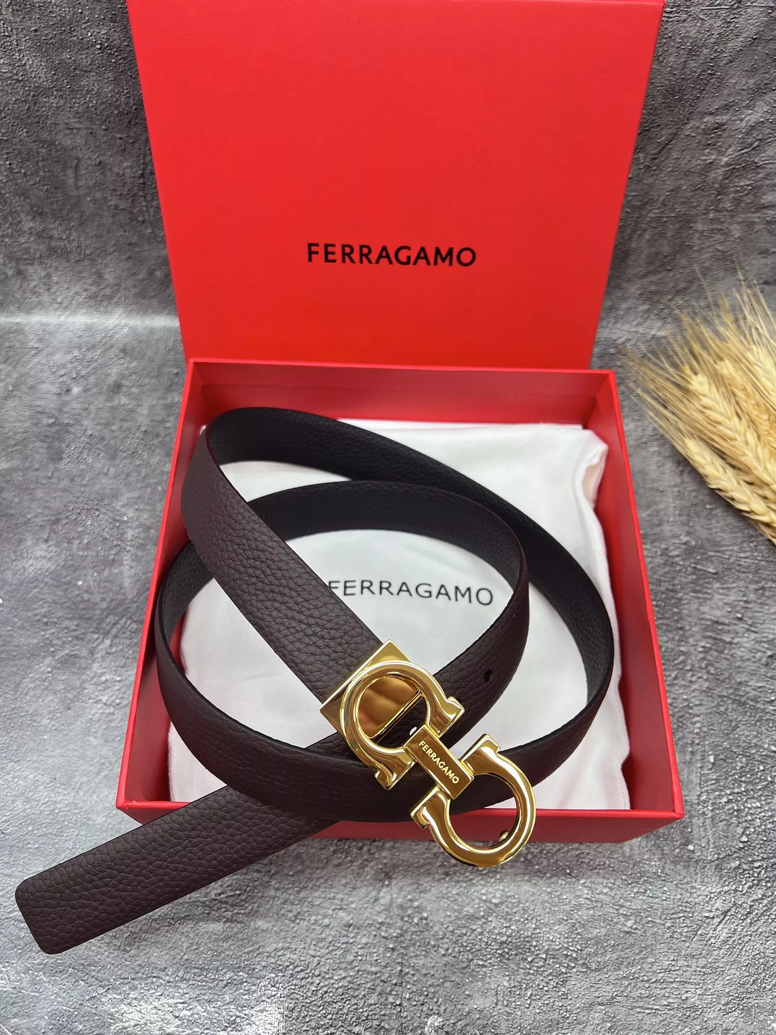 Compact 6568 Salvatore Ferragamo AAA Quality Belts In 2.5cm For Women