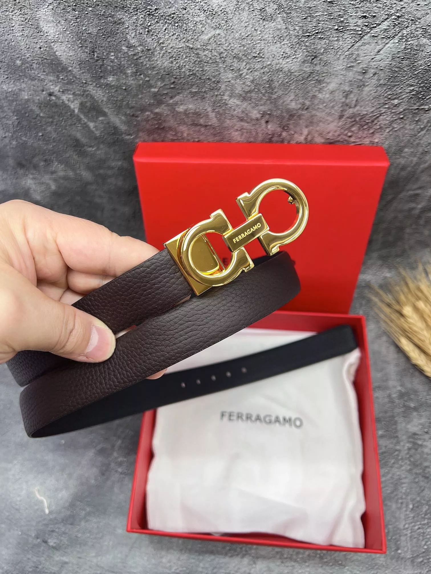 Compact 6568 Salvatore Ferragamo AAA Quality Belts In 2.5cm For Women