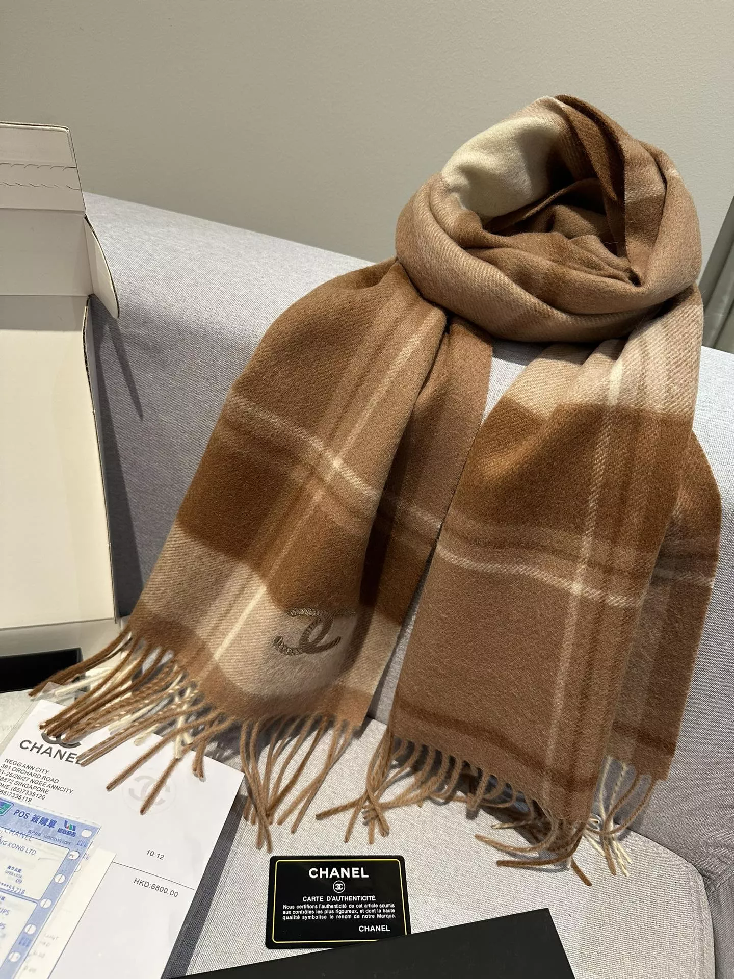 Compact 6613 Chanel Scarves For Women