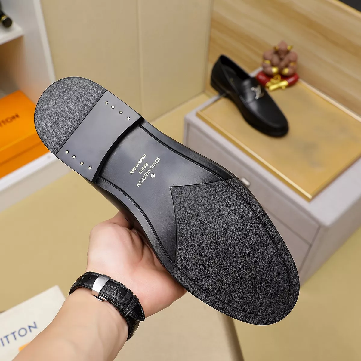 Compact 6771 Louis Vuitton LV Oxfords Shoes For Men