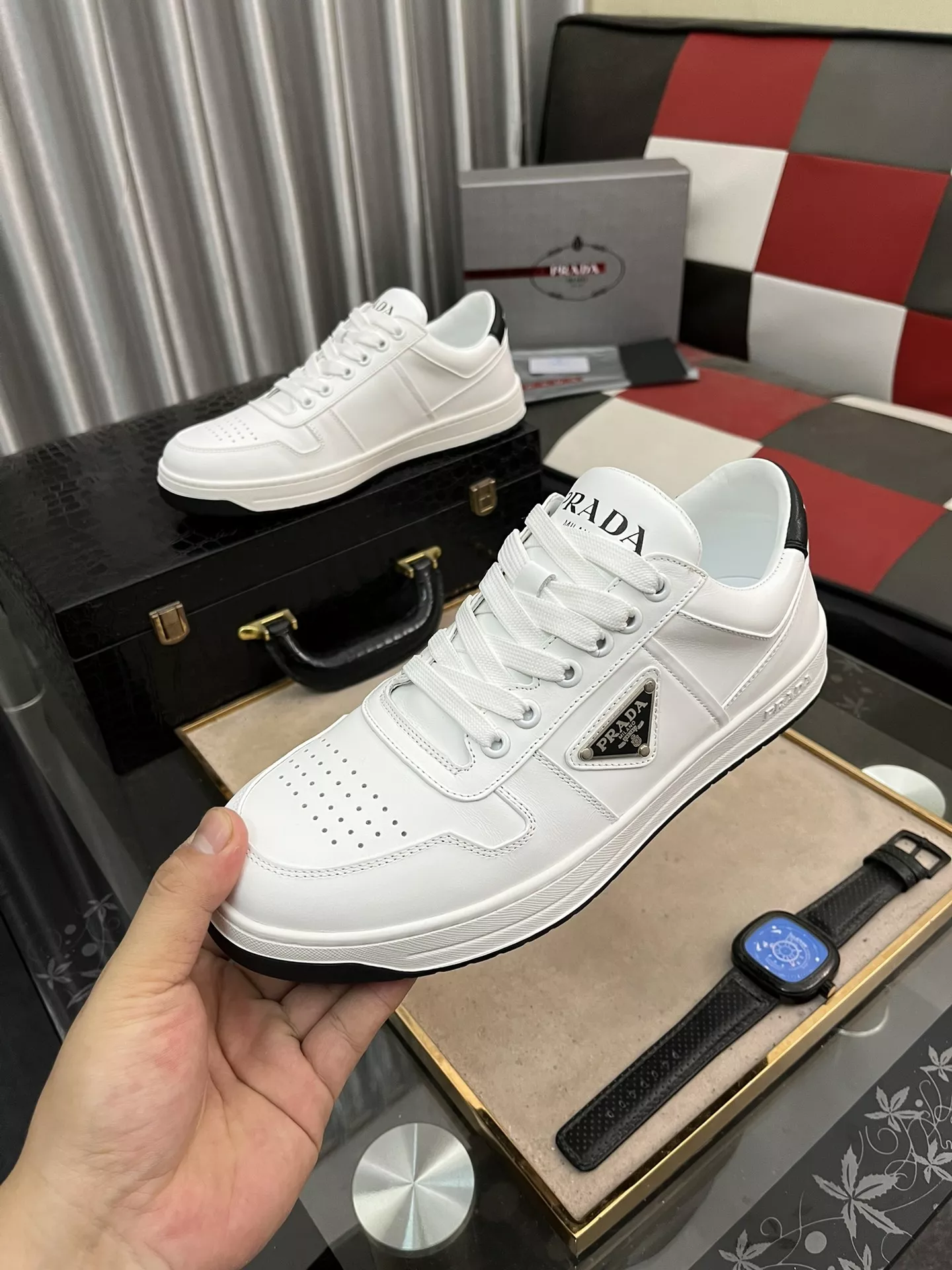 Compact 6798 Prada Casual Shoes For Men