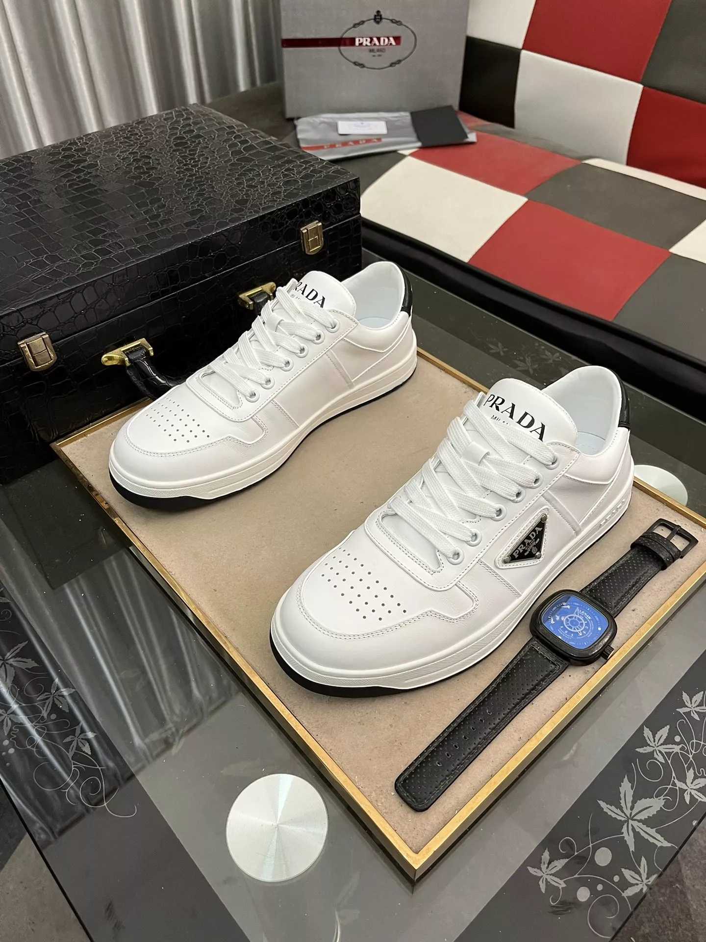 Compact 6798 Prada Casual Shoes For Men