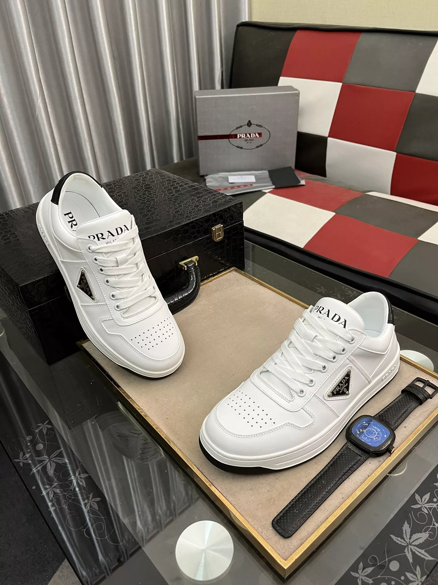 Compact 6798 Prada Casual Shoes For Men