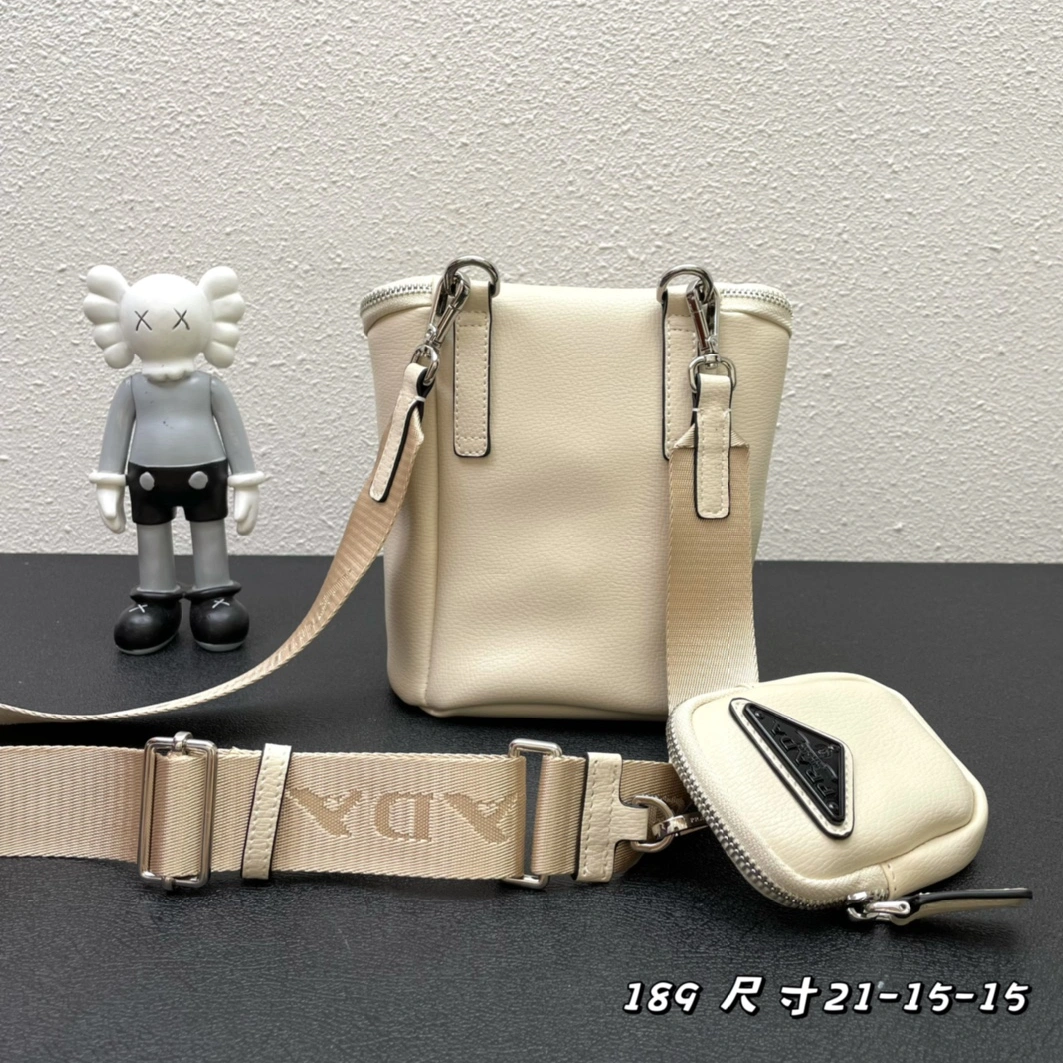 Compact 6806 Prada AAA Quality Messenger Bags For Unisex