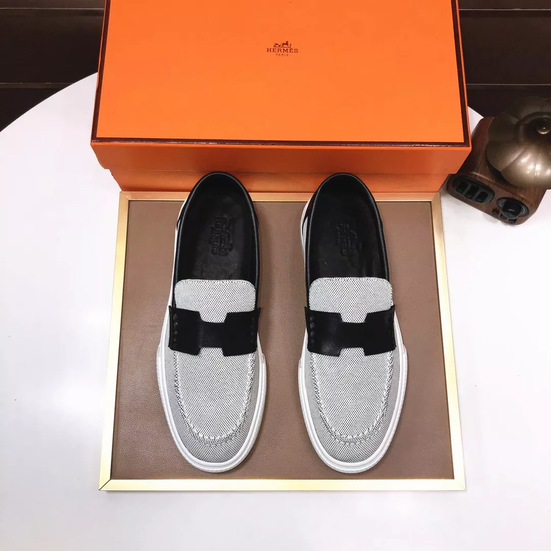 Compact 704 Hermes Casual Shoes For Men