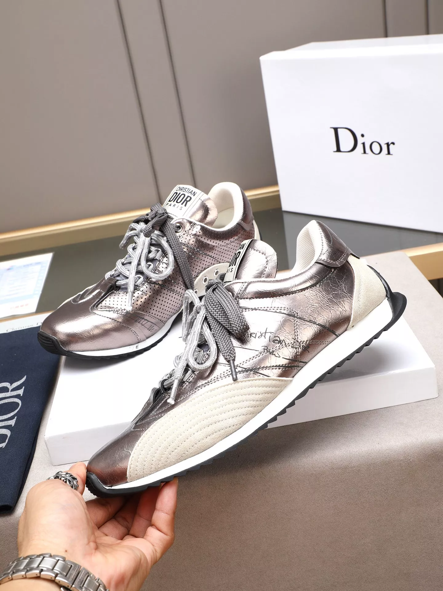 Compact 7155 Christian Dior Casual Shoes For Men