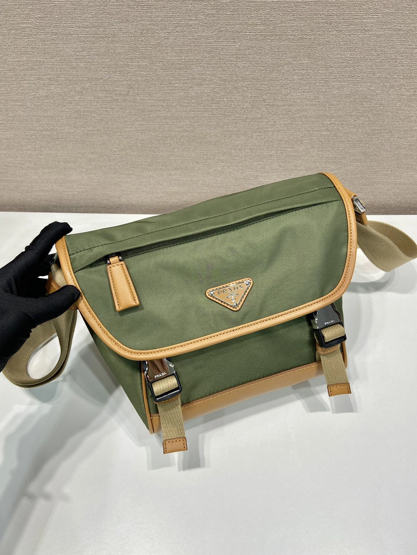 Compact 718 Prada AAA Man Messenger Bags