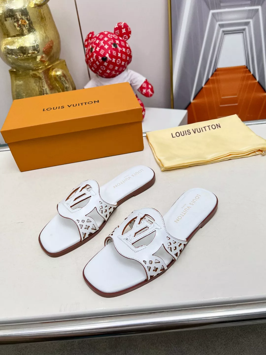 Compact 7434 Louis Vuitton Slippers For Women