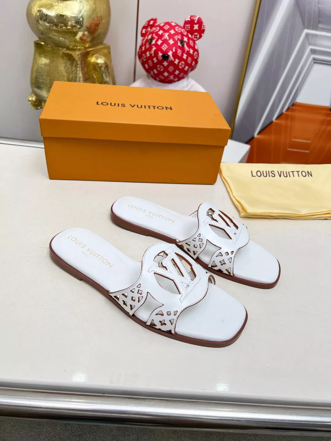 Compact 7434 Louis Vuitton Slippers For Women
