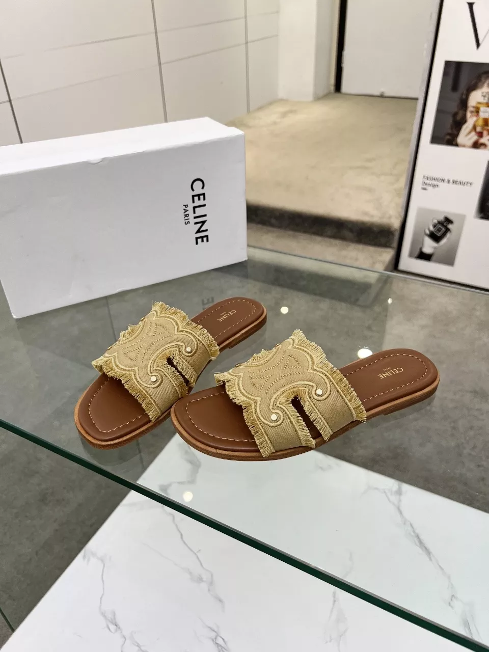 Compact 7461 Celine Slippers For Women