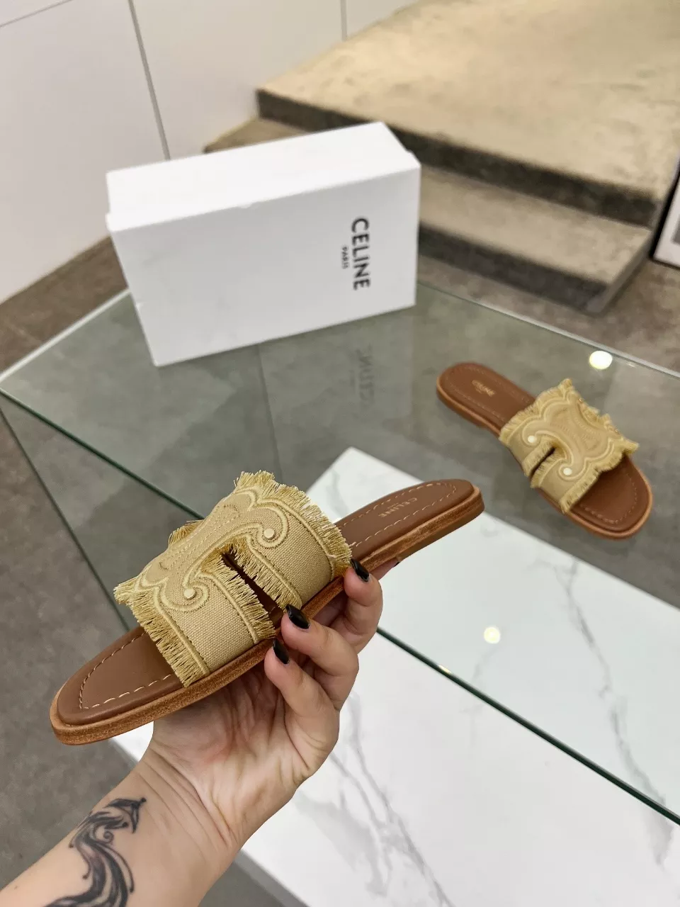 Compact 7461 Celine Slippers For Women